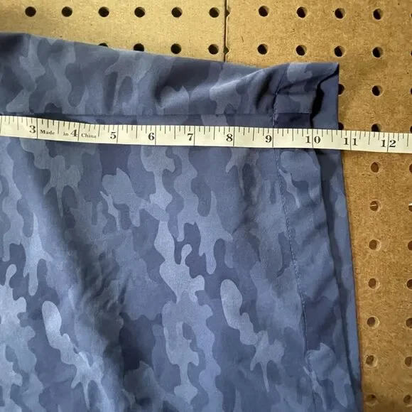 Peter Millar Crown Golf Performance Camo Shorts Spandex Blend Navy